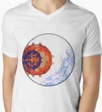 Amethyst Ships Men's V-Neck T-Shirt