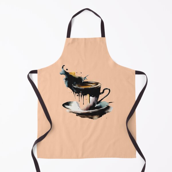 Item preview, Morning Coffee Magic on the Canvas of Watercolors designed and sold by Pickmash.