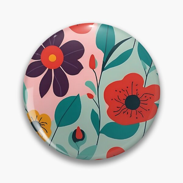 Item preview, minimalist colorful abstract floral repeating pattrens designed and sold by teerapol24.