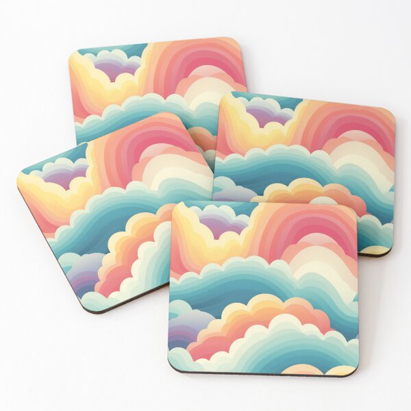 Item preview, Rainbow cloudy waves designed and sold by bigmoments.