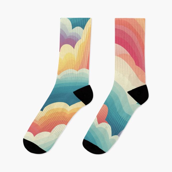 Item preview, Rainbow cloudy waves designed and sold by bigmoments.