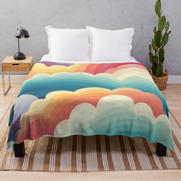 Item preview, Rainbow cloudy waves designed and sold by bigmoments.