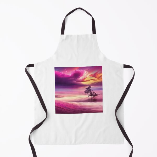 Item preview, beautiful illustrated magenta landscape designed and sold by JuliVogel.