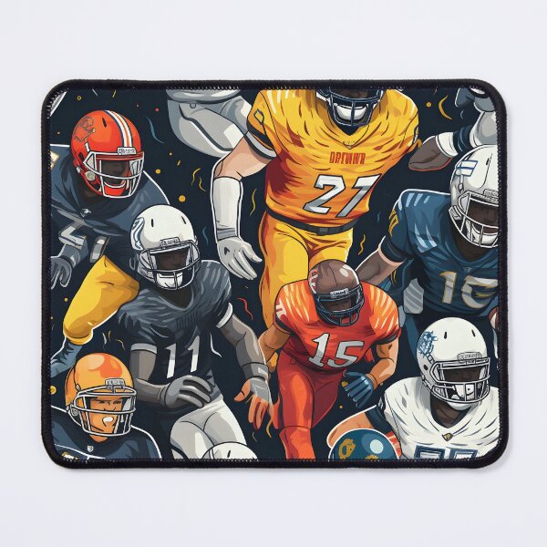 Item preview, Don your face paint, bring out the foam fingers, and grab your lucky socks. Let the kickoff season extravaganza unfold!—Autumn Football Kickoff Fall Design Pattern Committee designed and sold by ignasirus.