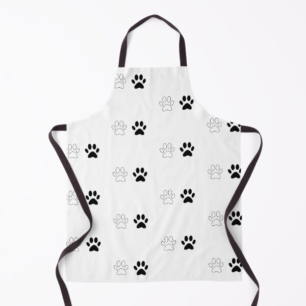 Item preview, Matching black and white dog paws designed and sold by TinyArtCorner.