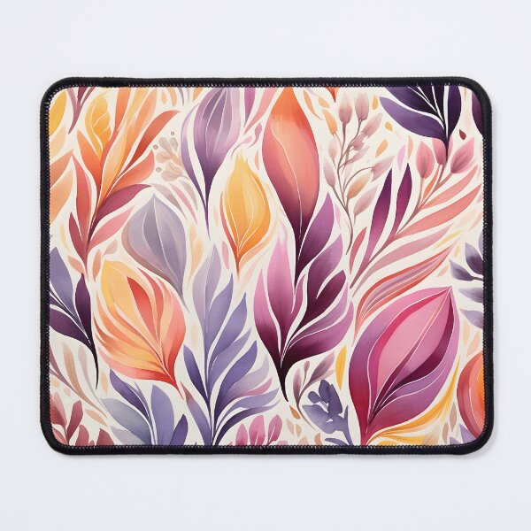 Item preview, Colorful Leaves and Trees: Fluid Watercolor Pattern designed and sold by MauveFleur.