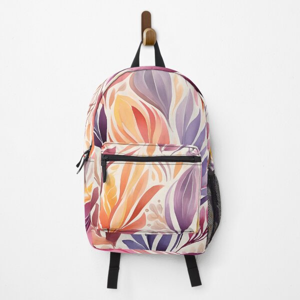 Item preview, Colorful Leaves and Trees: Fluid Watercolor Pattern designed and sold by MauveFleur.