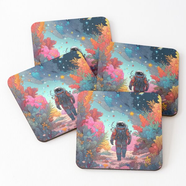 Item preview, Explore Infinity: Cosmic Digital Art and Astronauts in Space and Universe Illustrations designed and sold by InsaneLEDP.