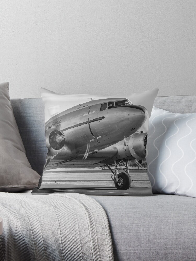 Vintage Plane DC3 Dakota Retro Aeroplane Airplane