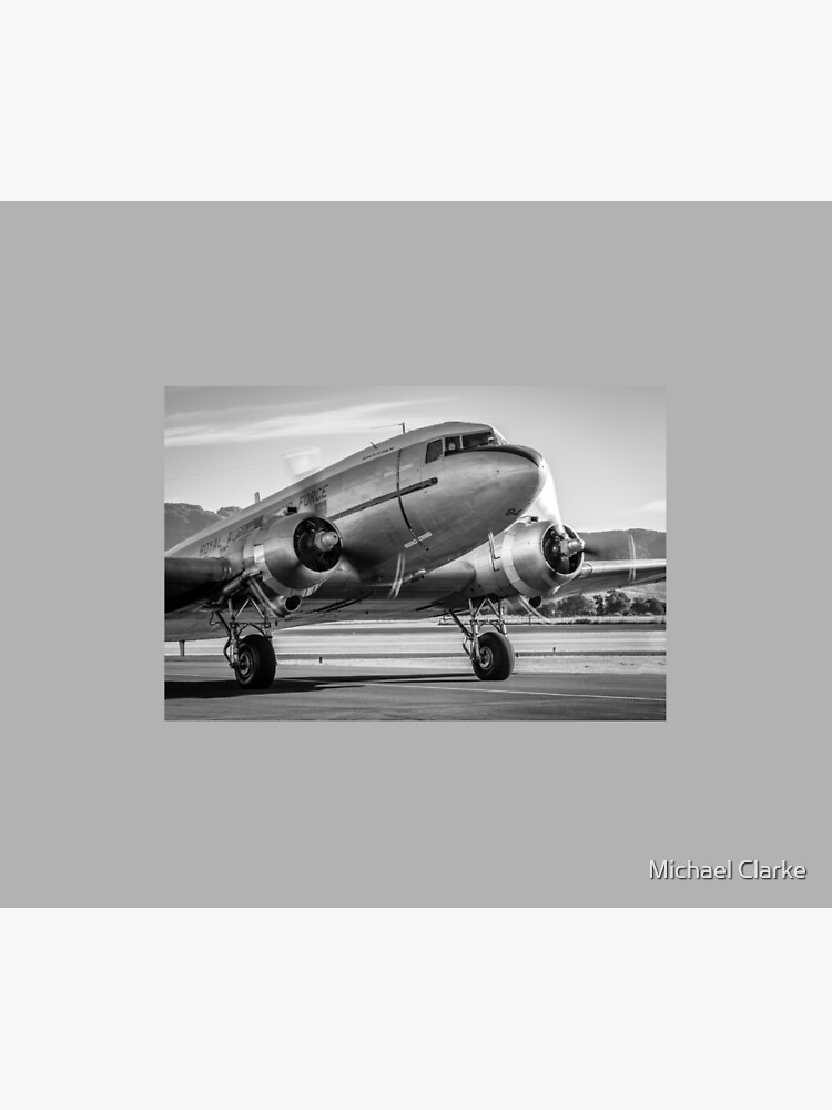 Vintage Plane Dc3 Dakota Retro Aeroplane Airplane Duvet