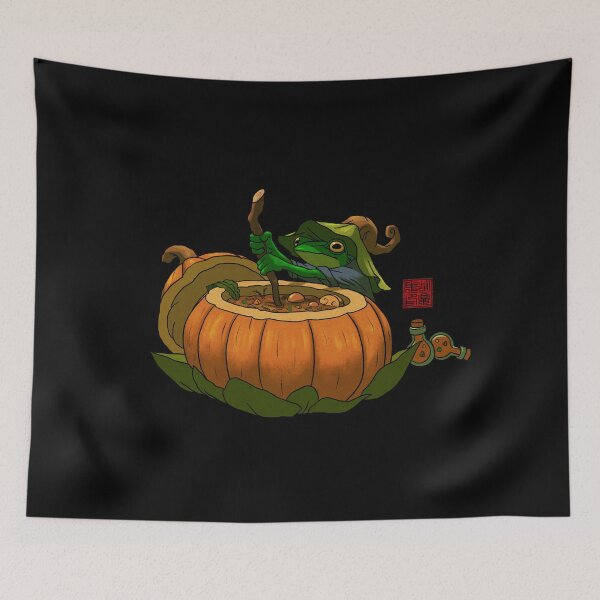 Item preview, Halloween potion maker witchy frog no text designed and sold by DingHuArt.
