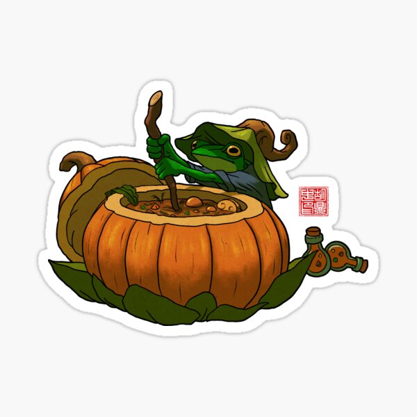 Item preview, Halloween potion maker witchy frog no text designed and sold by DingHuArt.