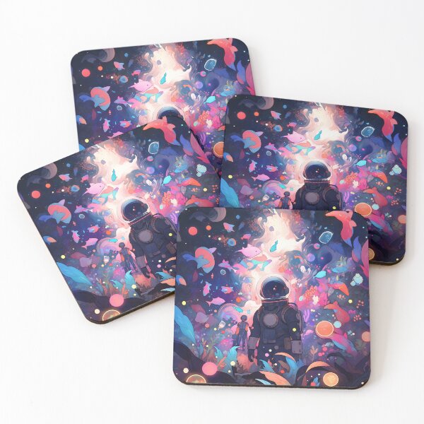 Item preview, Explore Infinity: Cosmic Digital Art and Astronauts in Space and Universe Illustrations designed and sold by InsaneLEDP.