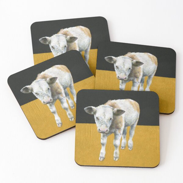 Item preview, Calf On Black And Gold designed and sold by mictomart.