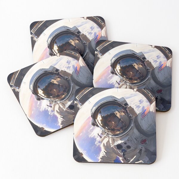 Item preview, Explore Infinity: Cosmic Digital Art and Astronauts in Space and Universe Illustrations designed and sold by InsaneLEDP.