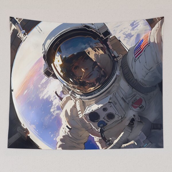 Item preview, Explore Infinity: Cosmic Digital Art and Astronauts in Space and Universe Illustrations designed and sold by InsaneLEDP.