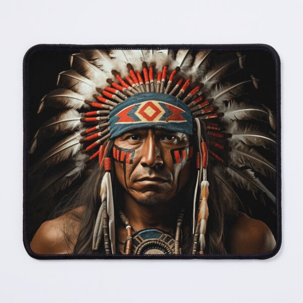 Item preview, Young Native American  designed and sold by Sandiq Design.