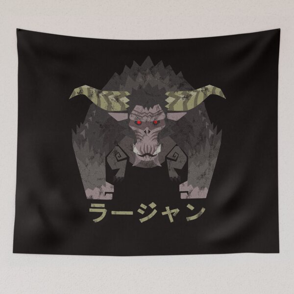 Item preview, Monster Hunter World Iceborne Rajang Kanji  designed and sold by JENNIFWANSON.