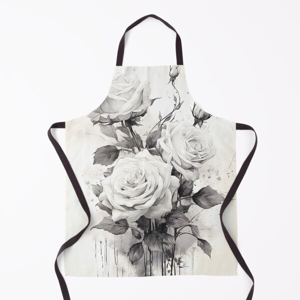 Item preview, Monochrome Bouquet: Rose in Perpetuity designed and sold by urbanmidnight.
