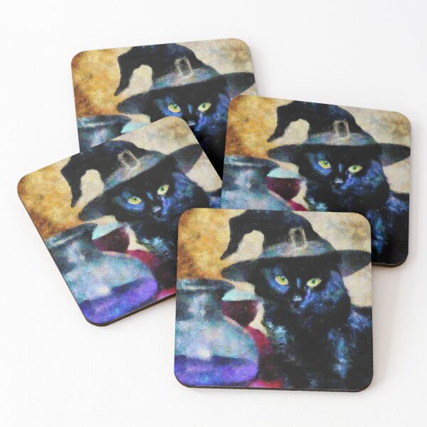 Item preview, Halloween Witch's Black Cat designed and sold by Jodoillustration.