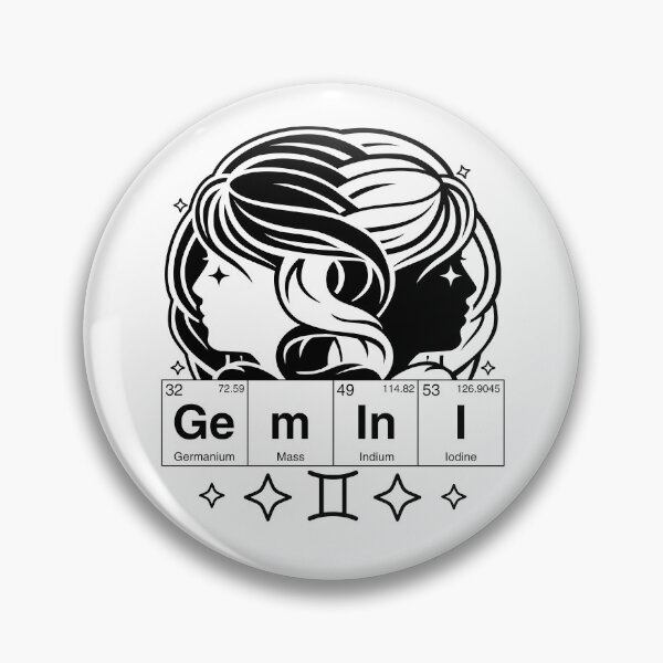 Item preview, Gemini Sign Periodic Table Letters designed and sold by humnoo.