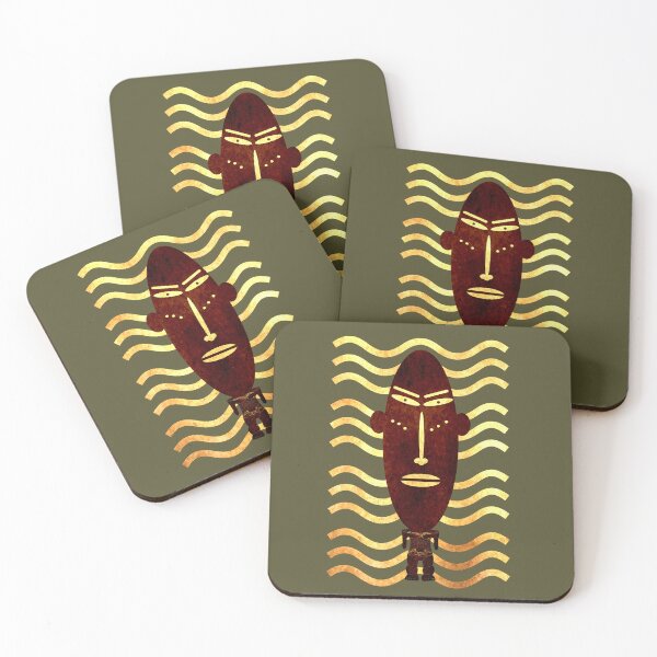 Item preview, Abstract african tribal portrait designed and sold by Alexaltay.