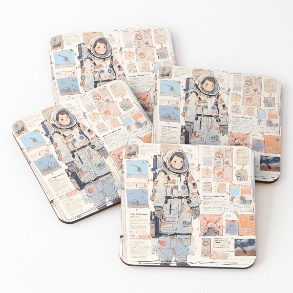 Item preview, Explore Infinity: Cosmic Digital Art and Astronauts in Space and Universe Illustrations designed and sold by InsaneLEDP.