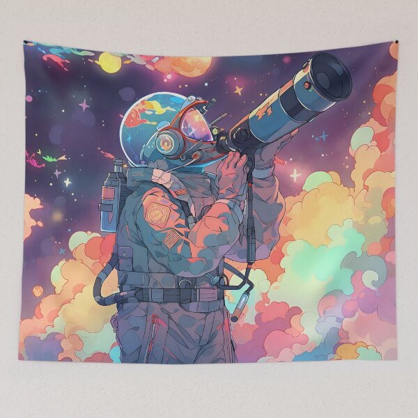 Item preview, Explore Infinity: Cosmic Digital Art and Astronauts in Space and Universe Illustrations designed and sold by InsaneLEDP.