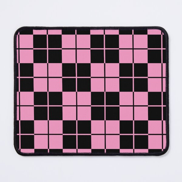 Item preview, Pink and Black Argyle Checkerboard Plaid Pattern designed and sold by tonymagnerart.