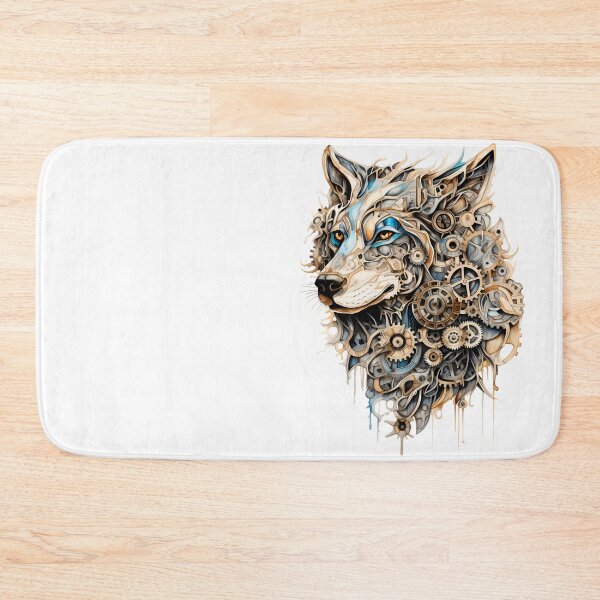 Item preview, Steampunk Wolf made of Clockwork Gears designed and sold by SchorlCraft.