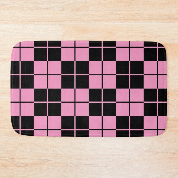 Item preview, Pink and Black Argyle Checkerboard Plaid Pattern designed and sold by tonymagnerart.