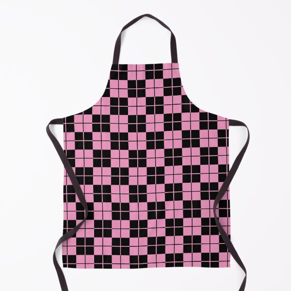 Item preview, Pink and Black Argyle Checkerboard Plaid Pattern designed and sold by tonymagnerart.