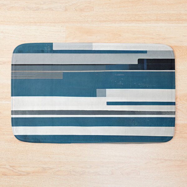 Item preview, Tranquil Linescape in Blue, Gray, Black, and White designed and sold by I-A-Troy.
