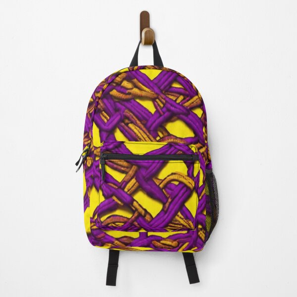 Item preview, Purple Thread Work Abstract Pattern in Yellow Background designed and sold by Md Rashid  Hasan.
