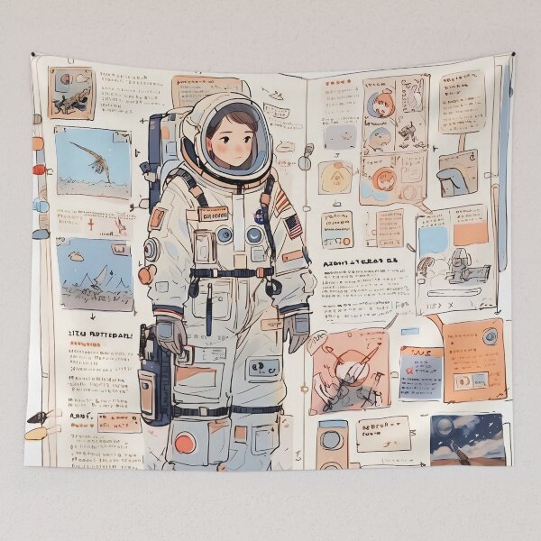 Item preview, Explore Infinity: Cosmic Digital Art and Astronauts in Space and Universe Illustrations designed and sold by InsaneLEDP.