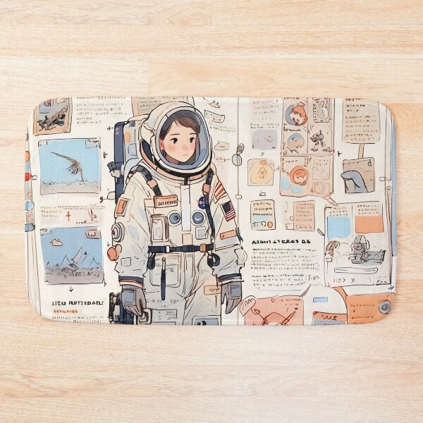 Item preview, Explore Infinity: Cosmic Digital Art and Astronauts in Space and Universe Illustrations designed and sold by InsaneLEDP.