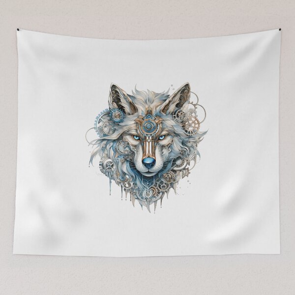 Item preview, Steampunk Wolf made of Clockwork Gears designed and sold by SchorlCraft.