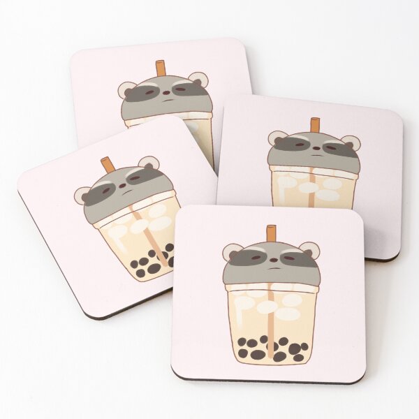 Item preview, Boba Raccoon illustration  designed and sold by Mayarart.