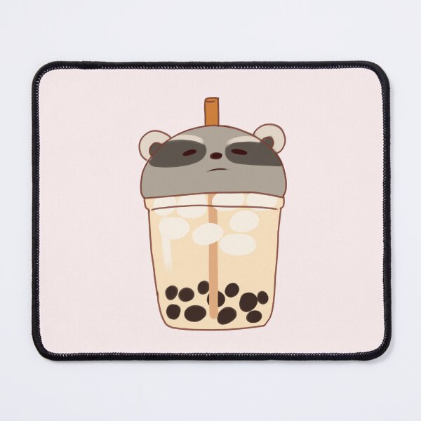 Item preview, Boba Raccoon illustration designed and sold by Mayarart.
