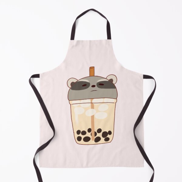 Item preview, Boba Raccoon illustration designed and sold by Mayarart.
