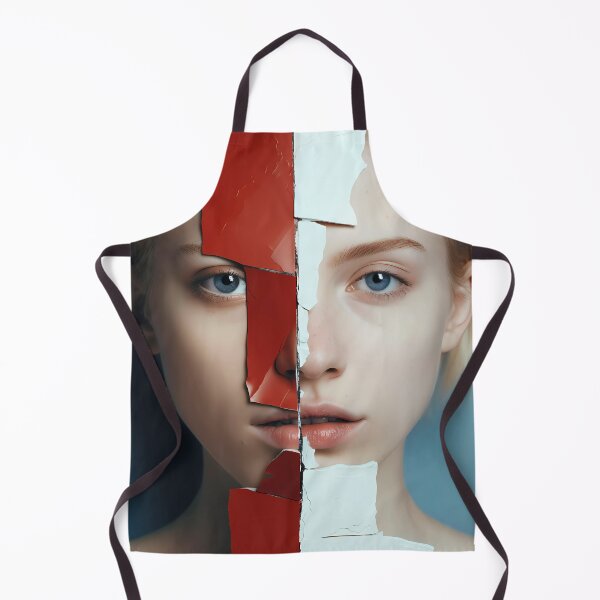 Item preview, woman's face through a torn piece of paper designed and sold by Turnzart.