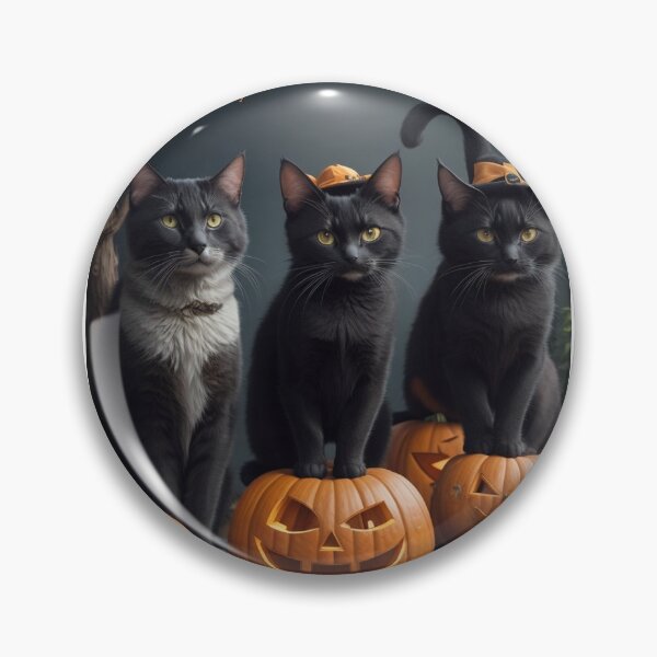 Item preview, Halloween Spooky Black Cats designed and sold by Plained.