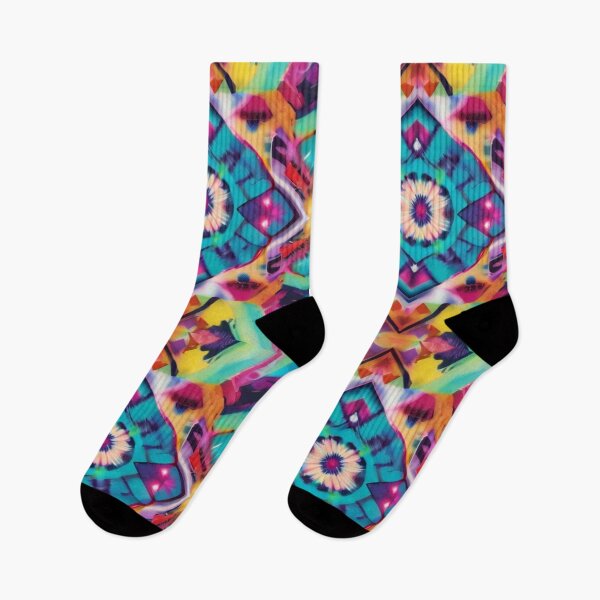 Item preview, Tie-Dye Fusion: Geometric Vibrance designed and sold by Wishing-Wings.