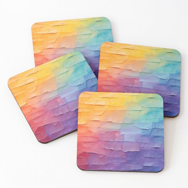 Item preview, Rainbow Texture Painting designed and sold by AerinDigital.