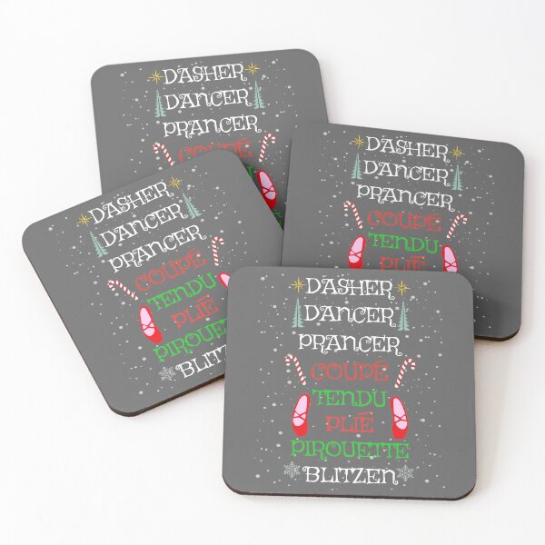 Item preview, Funny Christmas Ballet Dancer Reindeer Coupe Tendu Plie Pirouette   designed and sold by egonline.