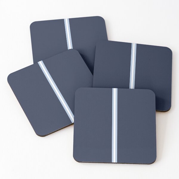 Item preview, NAVY BLUE, ALICE BLUE & WHITE Central Vertical 3 STRIPES designed and sold by RachelMacht.