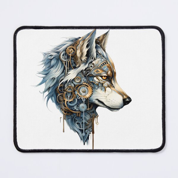 Item preview, Steampunk Wolf made of Clockwork Gears designed and sold by SchorlCraft.