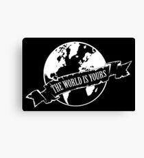 The world is yours, Tony Canvas Print