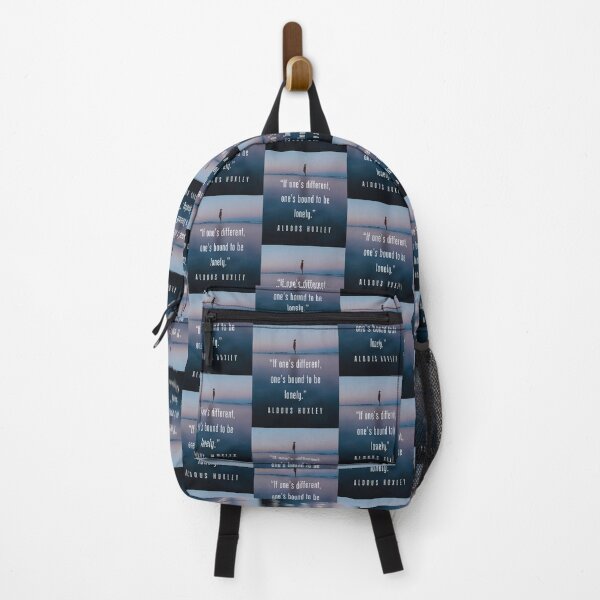 Item preview, Aldous Leonard Huxley quote: If one's different, one's bound to be lonely. designed and sold by artbleed.