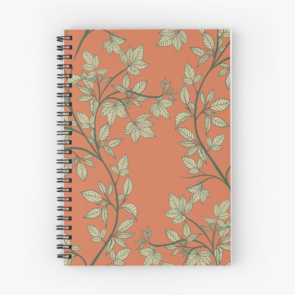 Item preview, Orange and Green Crawling Ivy Vines designed and sold by PatternedbySab.